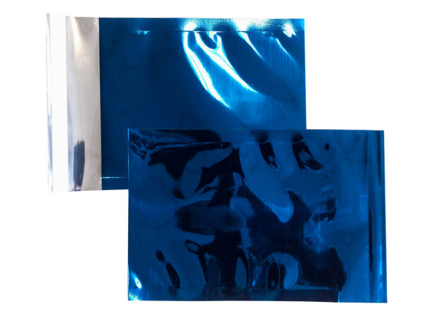 Pochette aluminium métallisée C4 229x324 bleu